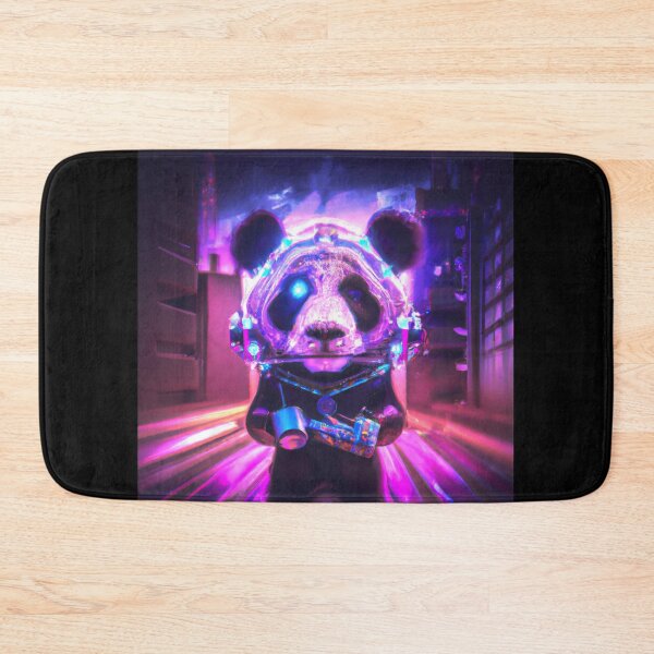 Item preview, Panda's taking over the neon scifi world designed and sold by Cosmic-graphics.