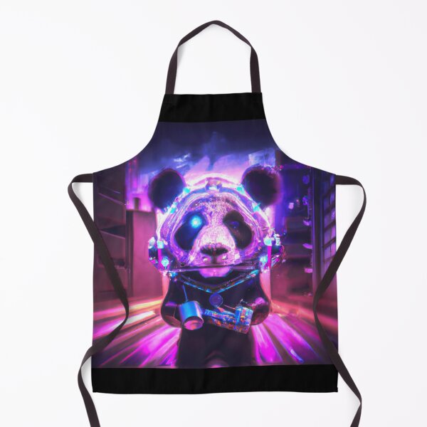 Item preview, Panda's taking over the neon scifi world designed and sold by Cosmic-graphics.