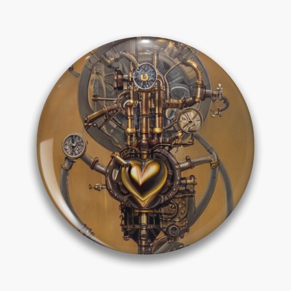 Item preview, Steampunk mechanical heart designed and sold by Dendros-Studio.