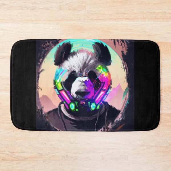 Item preview, Panda in the City of Lights designed and sold by Cosmic-graphics.