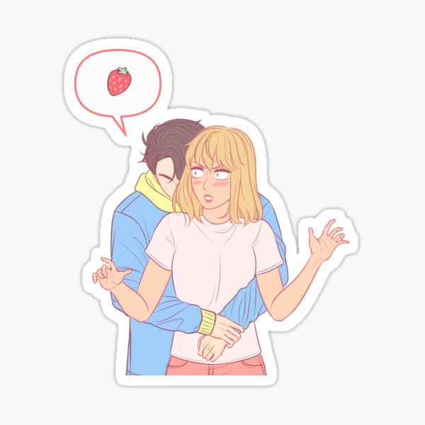 You Smell Like Strawberries | Match Made in Hell WEBTOON Sticker