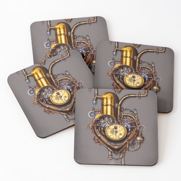 Item preview, Steampunk mechanical heart designed and sold by Dendros-Studio.