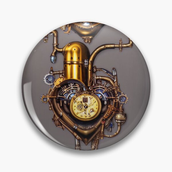 Item preview, Steampunk mechanical heart designed and sold by Dendros-Studio.