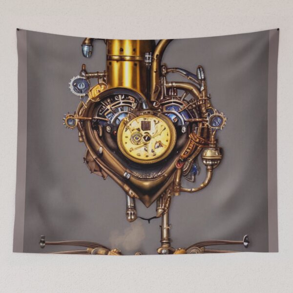 Item preview, Steampunk mechanical heart designed and sold by Dendros-Studio.