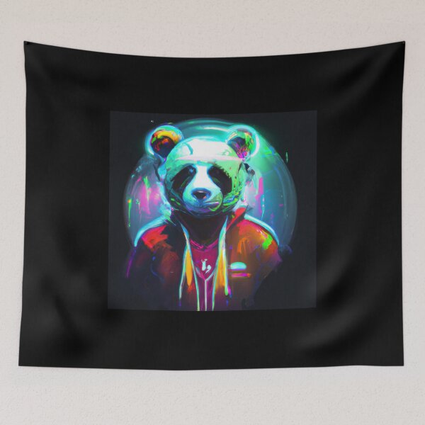Item preview, Cool panda in a high-tech world designed and sold by Cosmic-graphics.