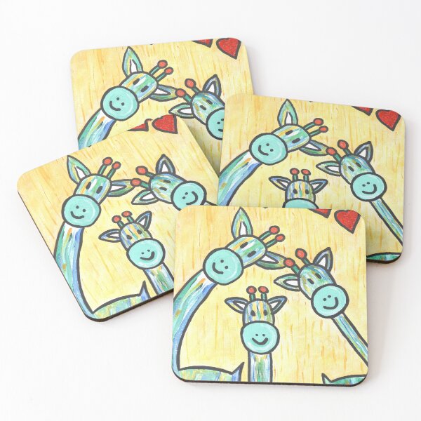 Item preview, Vibrant Giraffes -  The Giraffe Family designed and sold by VibrantArtwork.