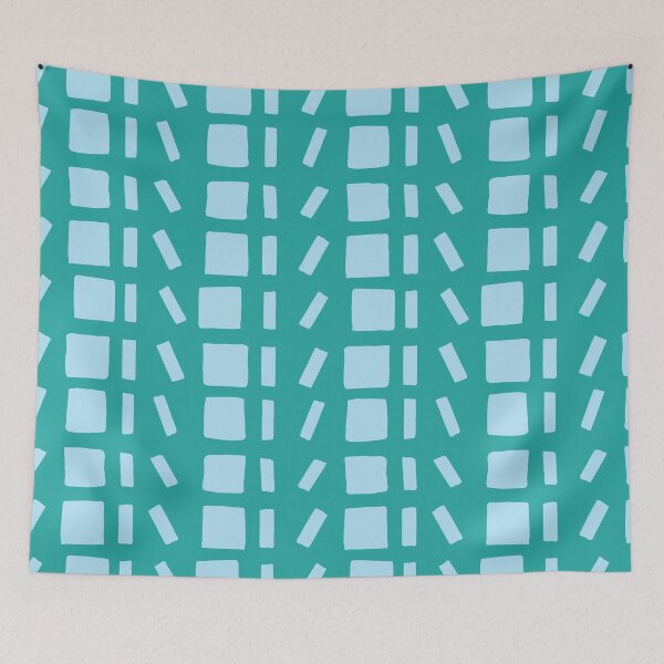 Item preview, Stepping Stones_Abstract Modern Design_Blue designed and sold by ElaMilkoDESIGN.