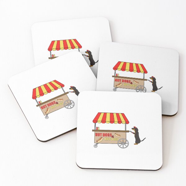 Item preview, Driven Dachshund Sells Hotdogs  designed and sold by Hannah Scherwatzky.