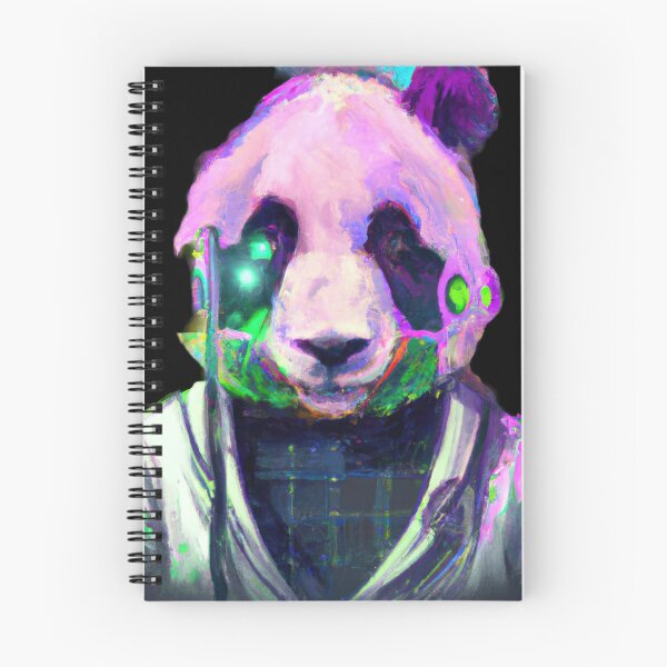 Item preview, Bright and cool panda designed and sold by Cosmic-graphics.