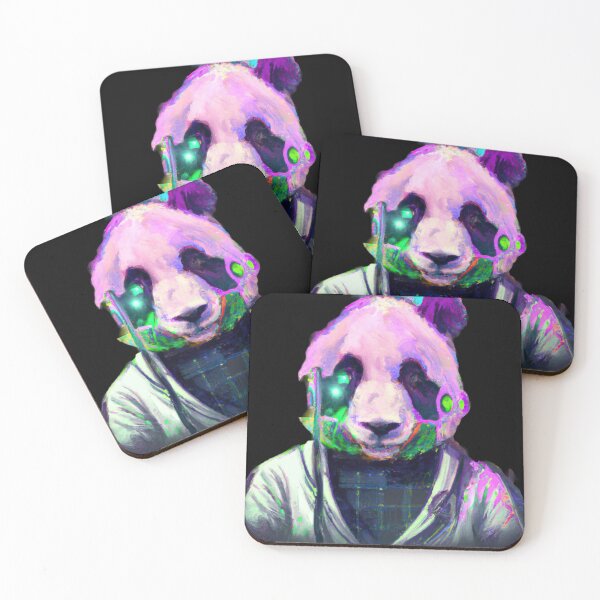 Item preview, Bright and cool panda designed and sold by Cosmic-graphics.