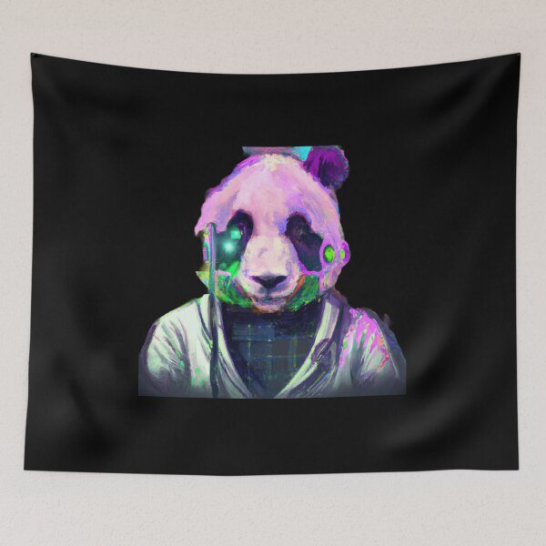 Item preview, Bright and cool panda designed and sold by Cosmic-graphics.