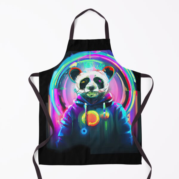 Item preview, Electric Panda: A Pop of Color designed and sold by Cosmic-graphics.