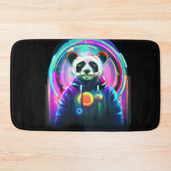 Item preview, Electric Panda: A Pop of Color designed and sold by Cosmic-graphics.