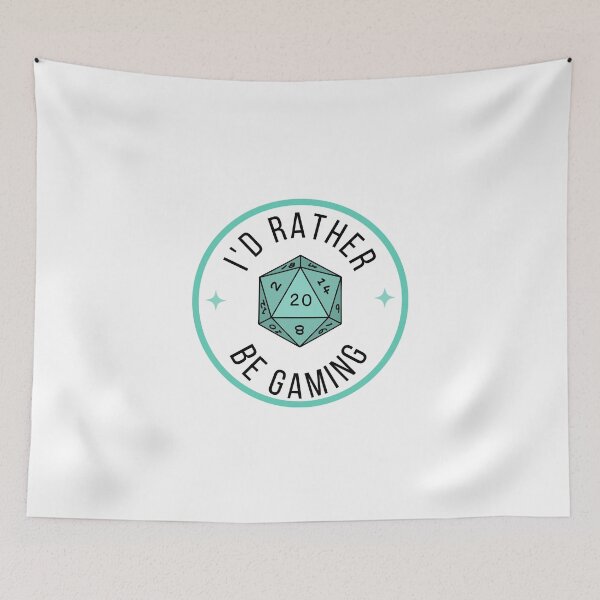 Item preview, I'd Rather Be Gaming TTRPG Edition designed and sold by Shannon McRoberts.