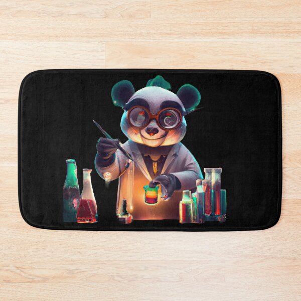 Item preview, Colorful mad science with a panda designed and sold by Cosmic-graphics.