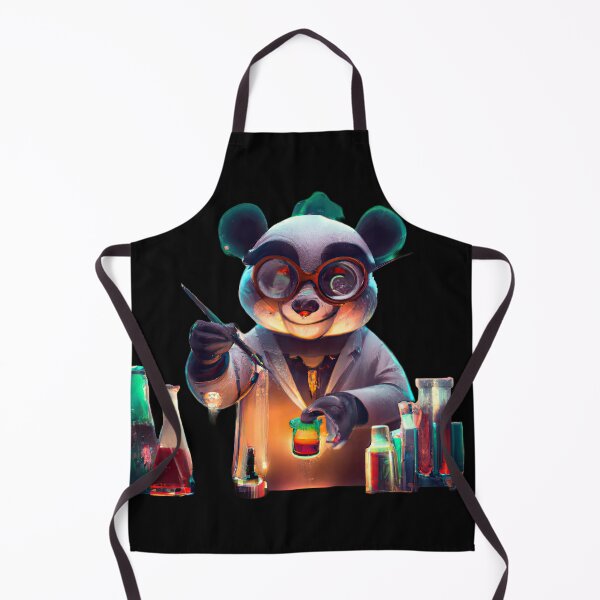 Item preview, Colorful mad science with a panda designed and sold by Cosmic-graphics.