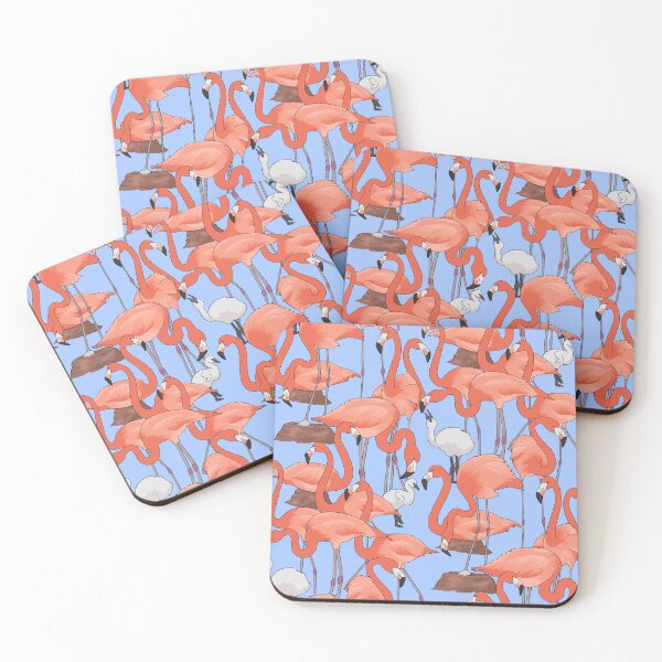 Item preview, Flamingo Nursery - Blue designed and sold by Elizabeth Weglein.