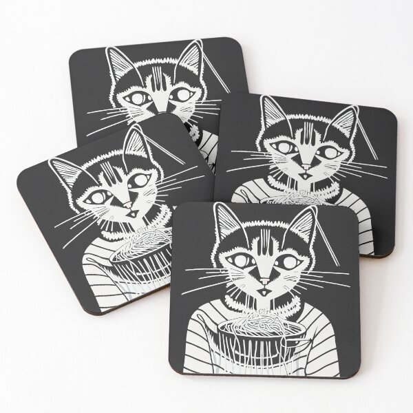 Item preview, Cat Eating Spaghetti  designed and sold by bryanchvzz.