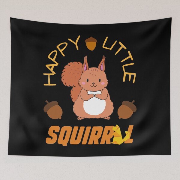 Item preview, happy little squirrel designed and sold by HyzoArt.