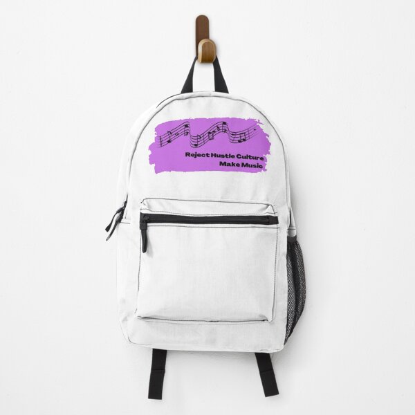 Item preview, Reject Hustle Culture - Make Music (Orchid) designed and sold by T-WoodCreations.