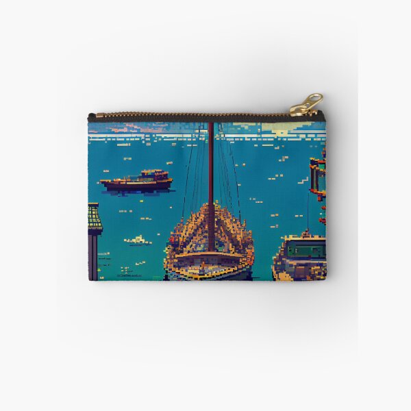 Item preview, Harbor Of Japan - Pixel Art designed and sold by mcmtdesigns.