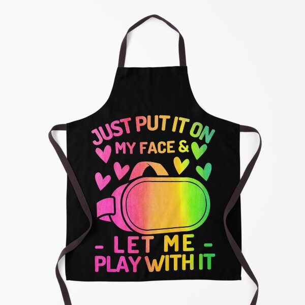 Item preview, Put It On My Face VRheadset Watercolor Funny Virtual Reality Headset For Kids designed and sold by DadJokeDescript.