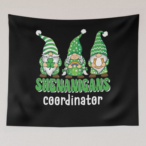 Item preview, Shenanigans Coordinator St Patricks Day Lucky Irish Gnome T-shirt designed and sold by KGN  CREATIVITY.