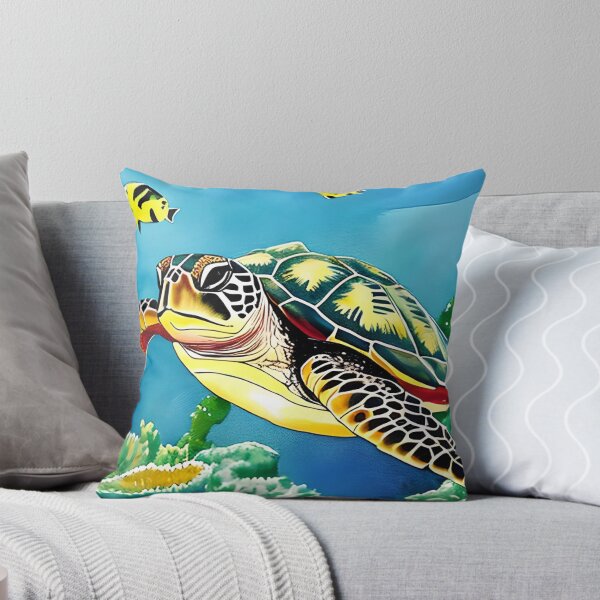 Item preview, Underwater Sea Turtle Symphony designed and sold by Dystopicdesign.