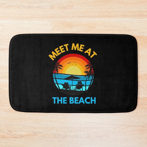 Item preview, Sunset Beach - Meet Me At The Beach - Blue designed and sold by ArtCreativeSACB.