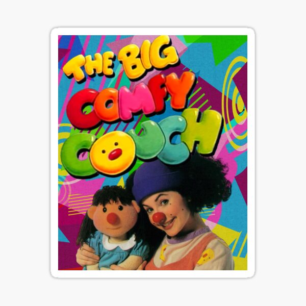 "Large Comfy Couch and Molly! Pt 1" Sticker for Sale by Sonnysstuff Redbubble