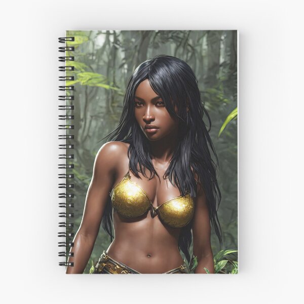 Item preview, Jungle warrior fantasy art, digital art, AI generated designed and sold by Midnight-Hour.