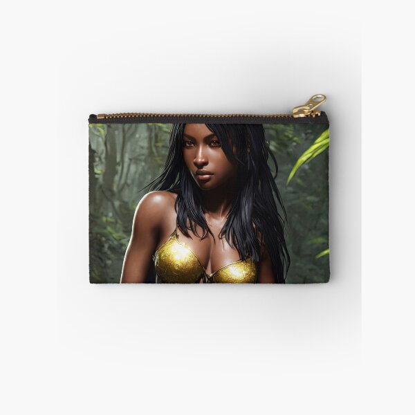 Item preview, Jungle warrior fantasy art, digital art, AI generated designed and sold by Midnight-Hour.