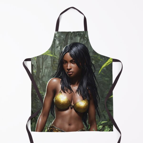 Item preview, Jungle warrior fantasy art, digital art, AI generated designed and sold by Midnight-Hour.