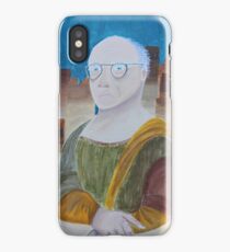Larry David as the Mona Lisa iPhone Case/Skin