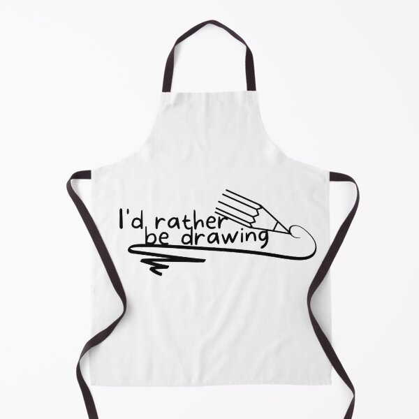 Item preview, I'd rather be drawing logo  designed and sold by Shannon McRoberts.