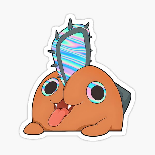 anime peeker pochita Sticker