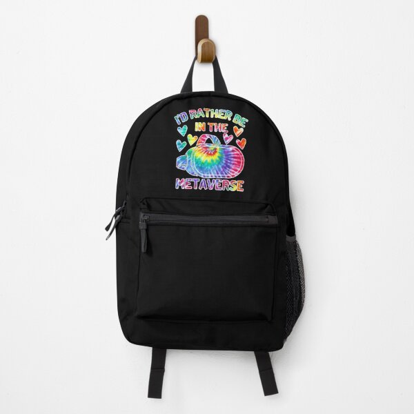 Item preview, I'd Rather Be In The Metaverse Tie Dyee VR Hippie Goggles For Metaverse designed and sold by DadJokeDescript.