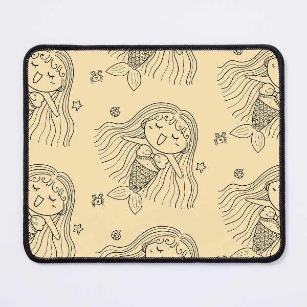 Item preview, mermaid coloring : mermaid smile for painting activity at home or at birthday party designed and sold by Tina-studio.