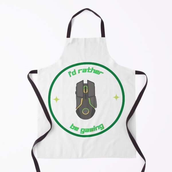 Item preview, I'd Rather Be Gaming PC Edition (Green and Yellow) designed and sold by Shannon McRoberts.