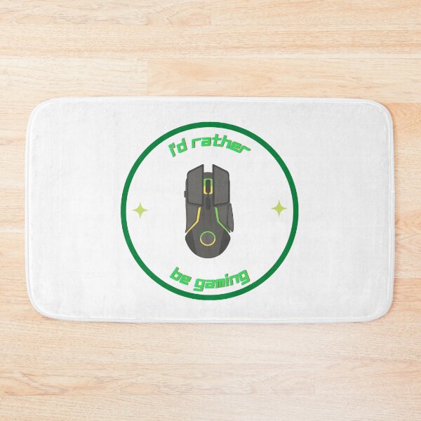 Item preview, I'd Rather Be Gaming PC Edition (Green and Yellow) designed and sold by Shannon McRoberts.