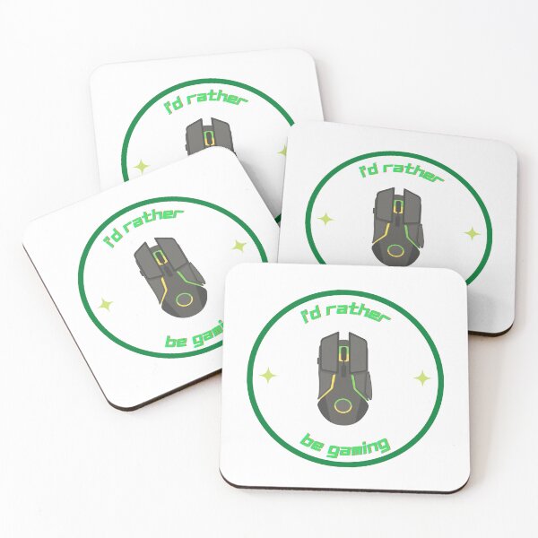 Item preview, I'd Rather Be Gaming PC Edition (Green and Yellow) designed and sold by Shannon McRoberts.
