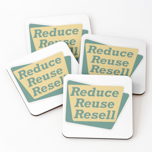 Item preview, The 3 R's of Reselling. Reduce, Reuse and Resell (Green) designed and sold by treasuresnoire.
