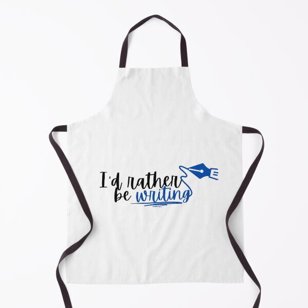 Item preview, I'd Rather Be Writing Logo (Blue) designed and sold by Shannon McRoberts.