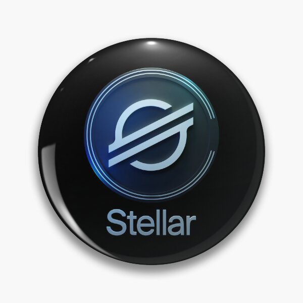 Item preview, Stellar logo and blue coin with font. XLM designed and sold by ColorCube1.