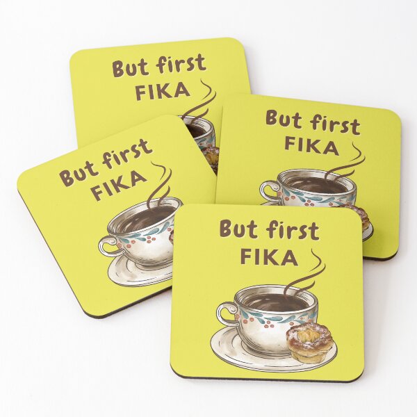 Item preview, Coffee And Swedish Bun -Fika Time designed and sold by Cafe-Color.