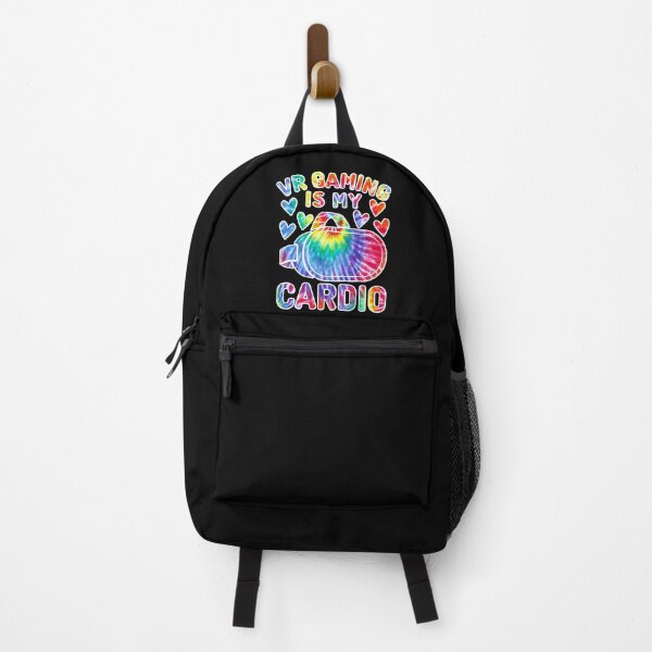 Item preview, Virtual Reality Gaming Is My Cardio Tie Dye Cute Virtual Reality Headset Quotes designed and sold by DadJokeDescript.
