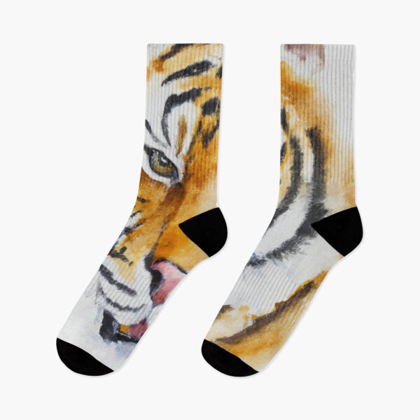 Item preview, Tiger Screen , Fear The Tiger , Watercolor Painting designed and sold by Color-Me-Blue.