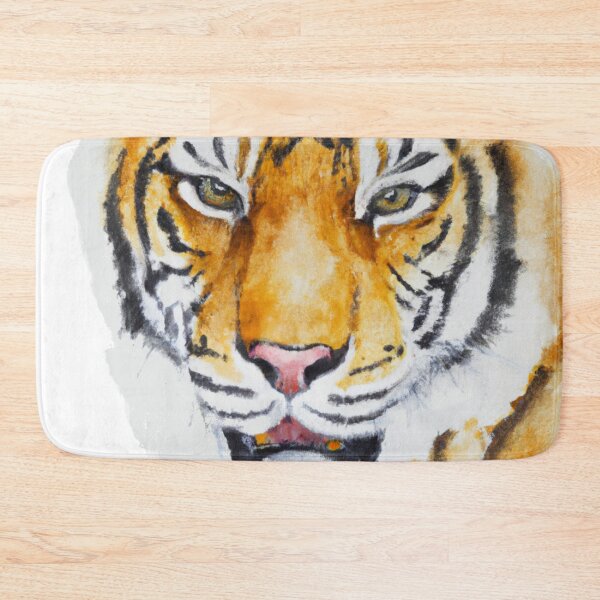 Item preview, Tiger Screen , Fear The Tiger , Watercolor Painting designed and sold by Color-Me-Blue.