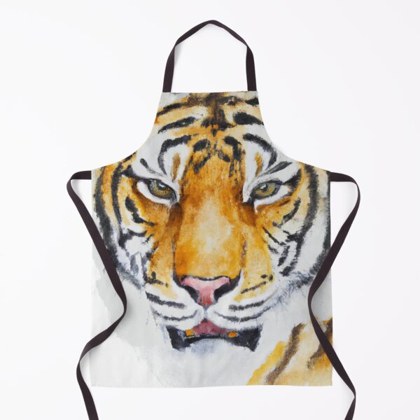 Item preview, Tiger Screen , Fear The Tiger , Watercolor Painting designed and sold by Color-Me-Blue.
