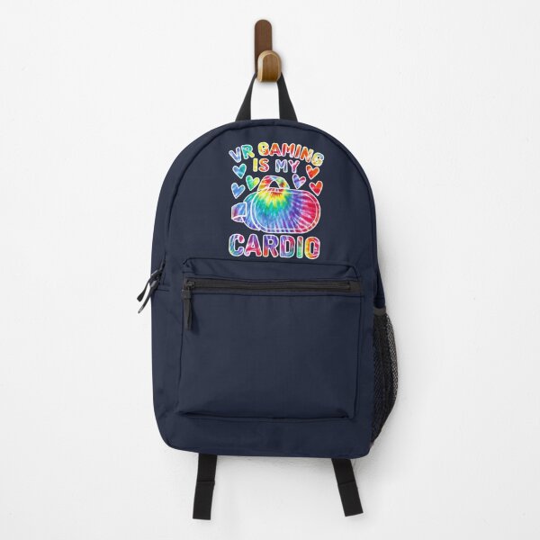 Item preview, Virtual Reality Gaming Is My Cardio Tie Dye Cute Virtual Reality Headset Quotes designed and sold by DadJokeDescript.